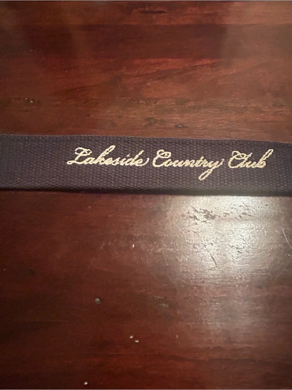 Men’s Woven Lakeside Country Club Peter Millar Belt Size 36
